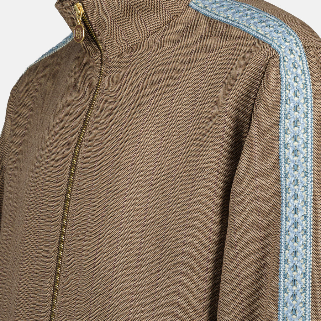 Bild des Chevron-Jacket von Drole De Monsieur für Herren - Herbst-Winter 2025 - Detaillierte Ansicht 1