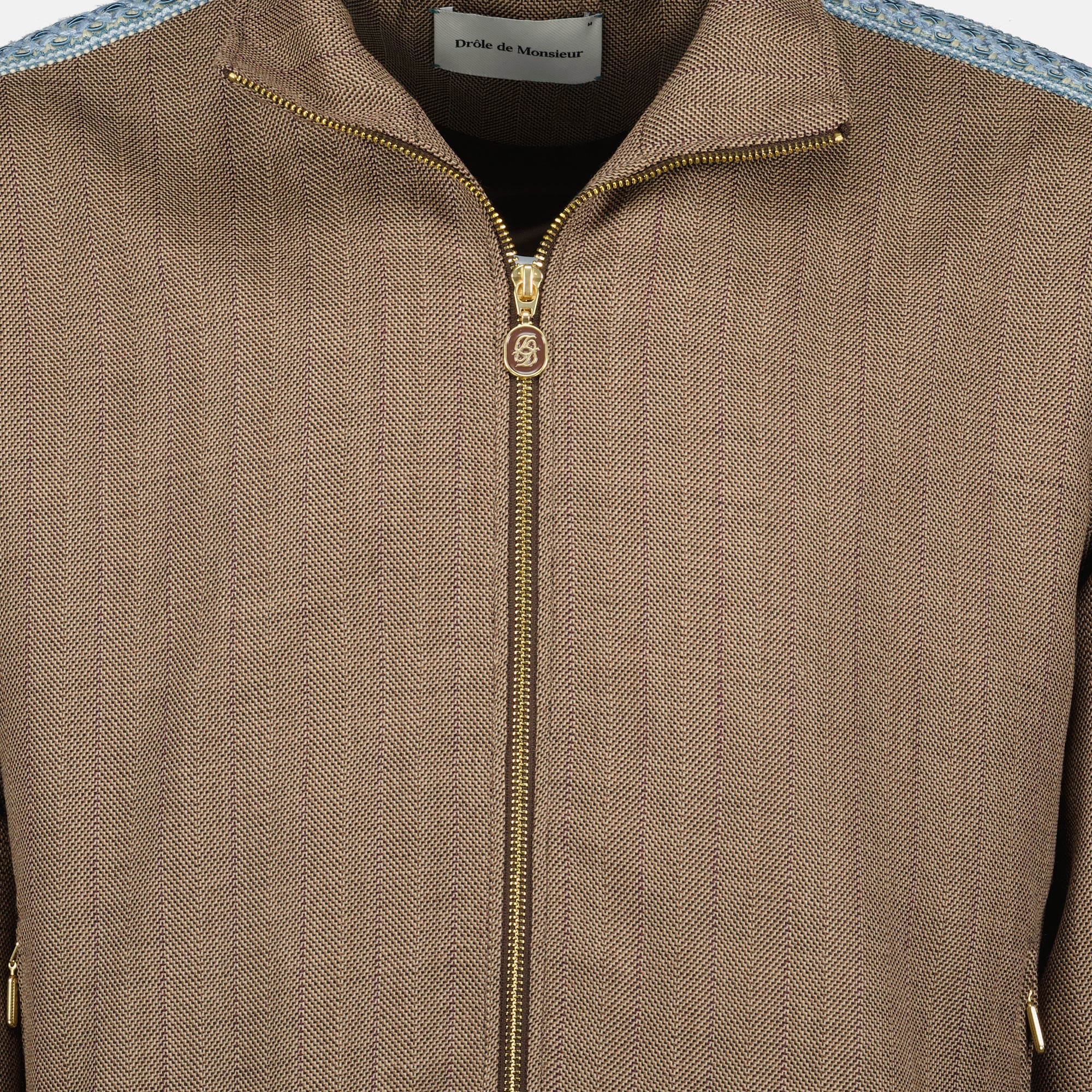 Bild des Chevron-Jacket von Drole De Monsieur für Herren - Herbst-Winter 2025 - Detaillierte Ansicht 2