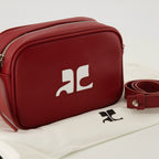 Sacs bandoulière Sac Camera Réedition Courrèges Rouge Unisexe
