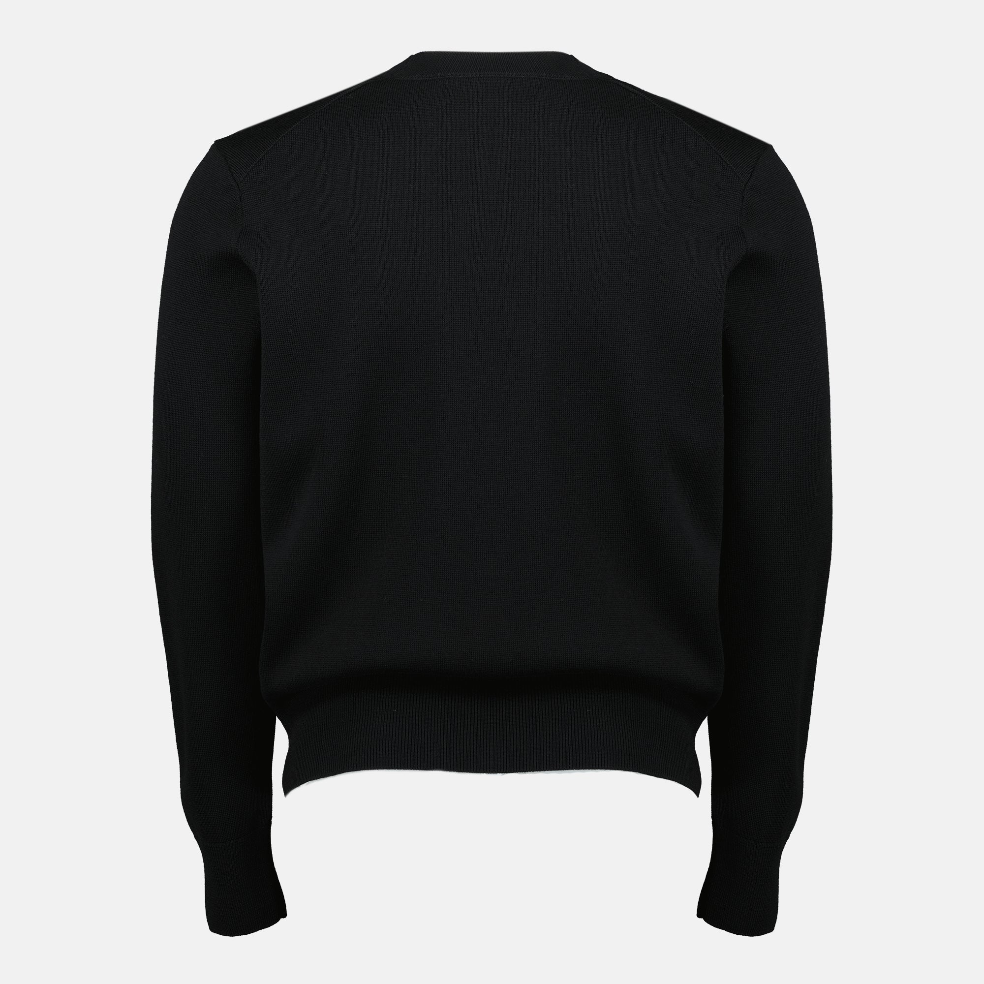 Image of the Ami heart sweater from the brand Ami PARIS for Men - Autumn-Winter 2025 - Detailed View 2