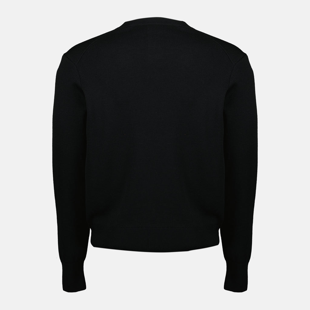 Image of the Black Heart Sweater from the brand Ami PARIS for Men - Autumn-Winter 2025 - Detailed View_2