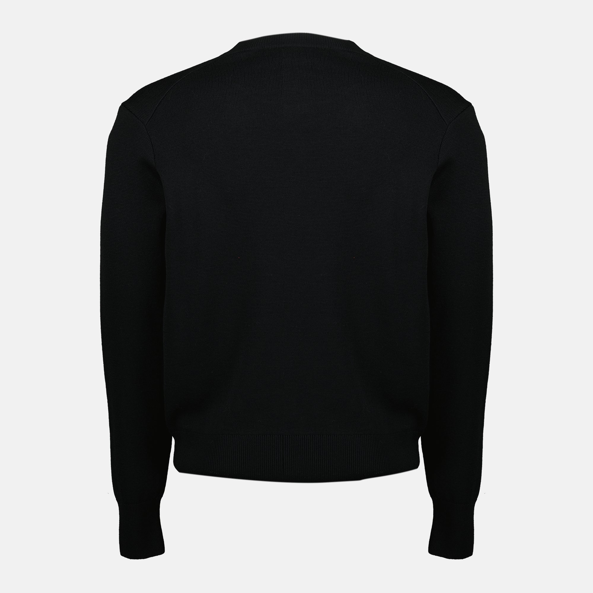 Image of the Black Heart Sweater from the brand Ami PARIS for Men - Autumn-Winter 2025 - Detailed View_2