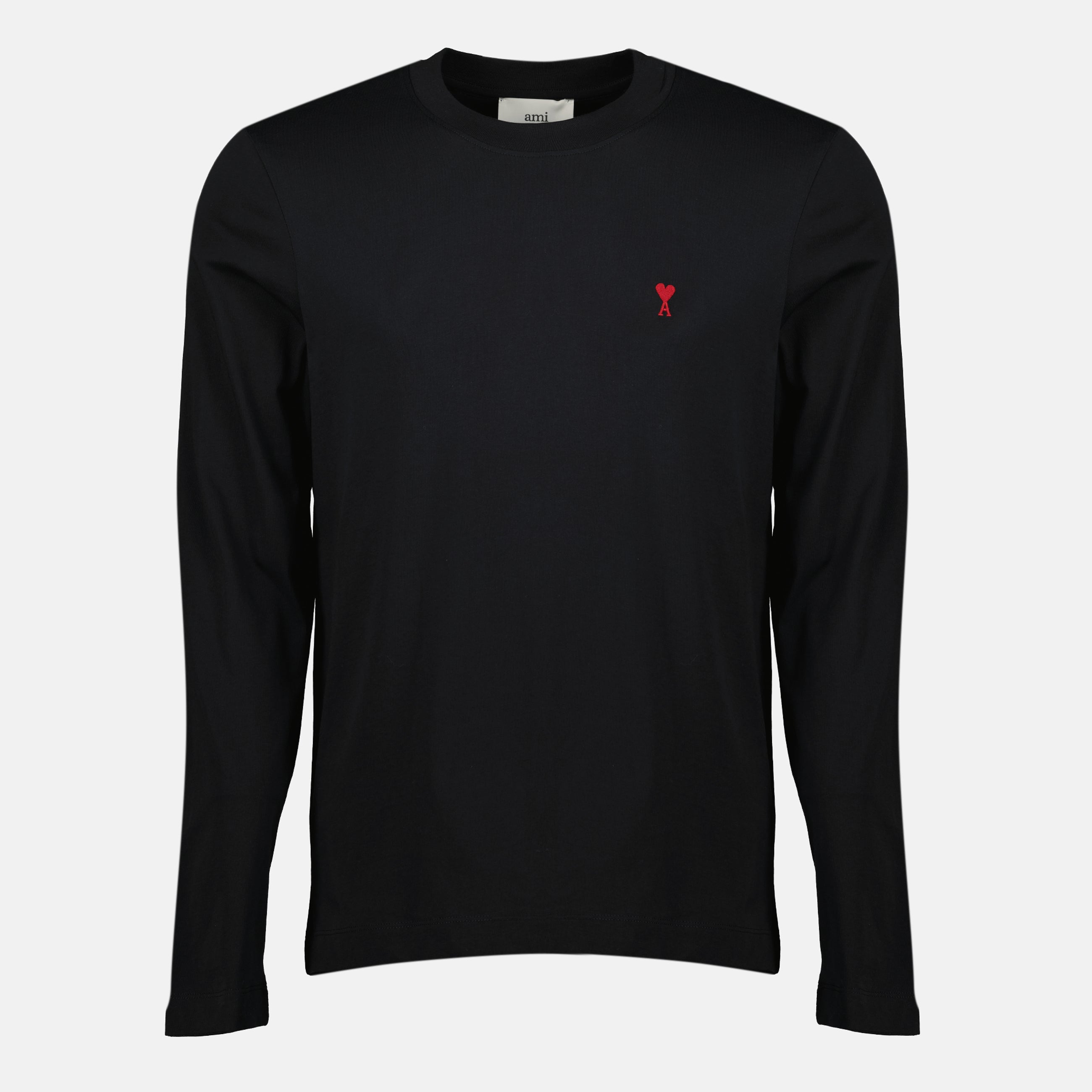 Image de l'article T-shirt manches longues Ami de coeur de la marque Ami PARIS pour Unisex - Saison Automne-Hiver 2025 - Vue de Face