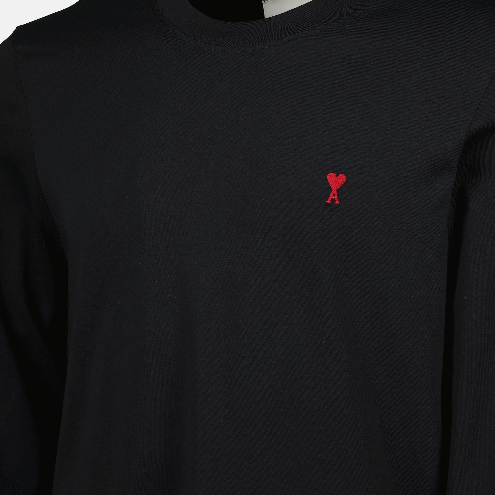 Image de l'article T-shirt manches longues Ami de coeur de la marque Ami PARIS pour Unisex - Saison Automne-Hiver 2025 - Vue détaillée_3