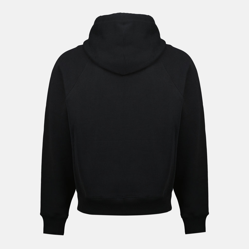 Image de l'article Sweat à capuche patch logo de la marque Ami PARIS pour Unisex - Saison Automne-Hiver 2025 - Vue de Dos