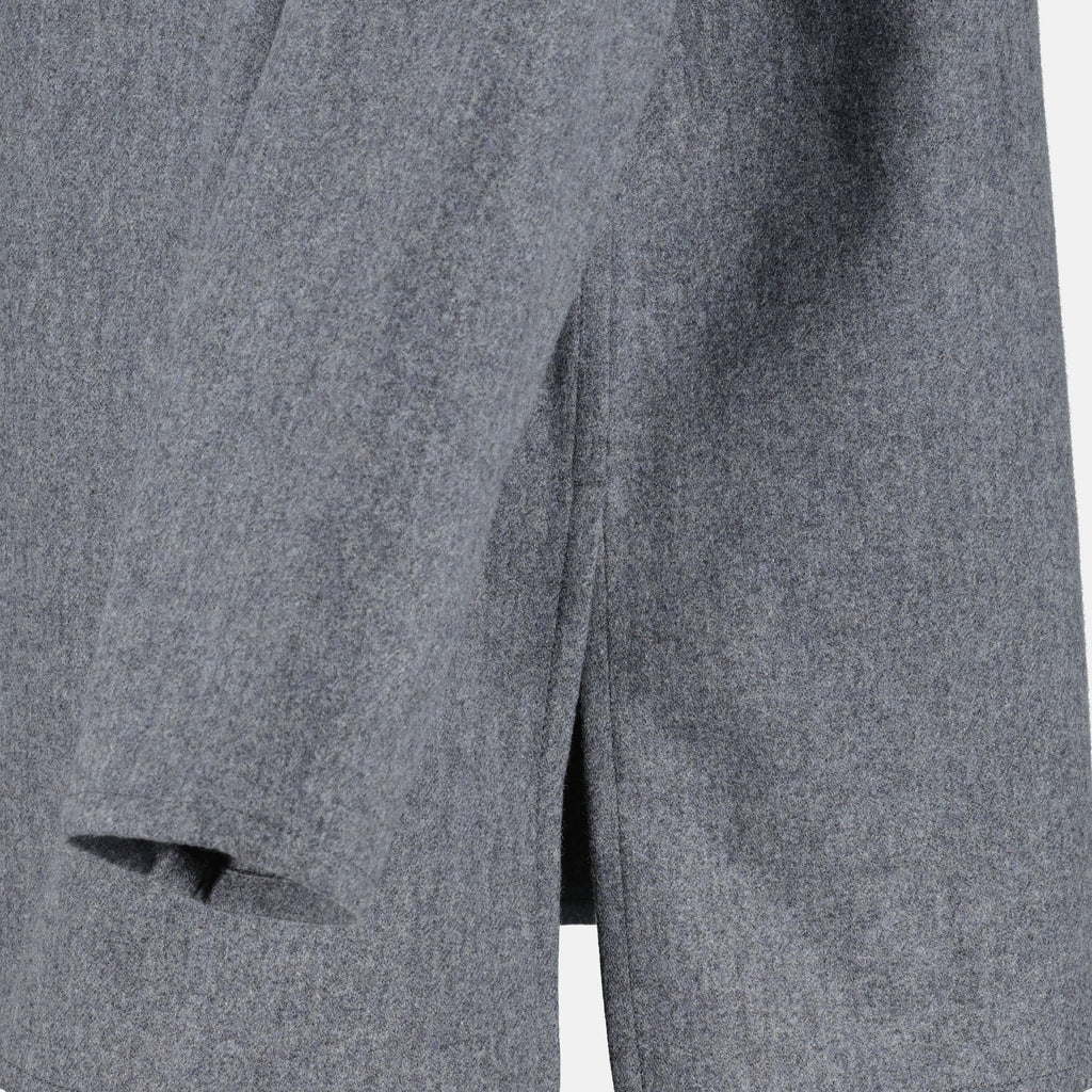 Bild des Artikels Graues Woll-Polohemd von Ami PARIS für Unisex - Herbst-Winter Saison 2025 - Detailansicht_2