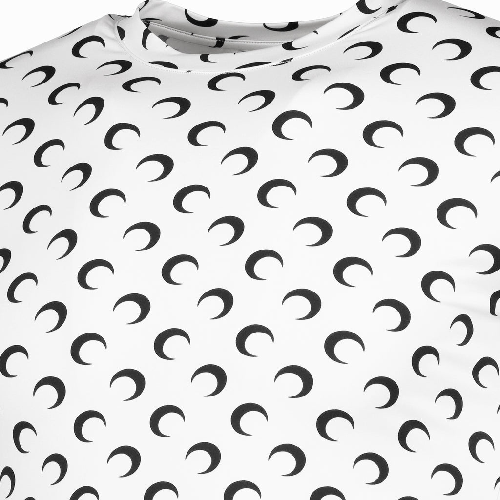 Imagen de la Blusa de Jersey Moon Negra de la marca Marine Serre para Unisex - Temporada Otoño-Invierno 2025 - Vista Detallada_2