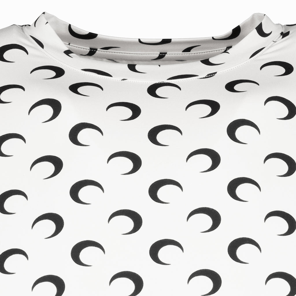 Imagen de la Blusa de Jersey Moon Negra de la marca Marine Serre para Unisex - Temporada Otoño-Invierno 2025 - Vista Detallada_1