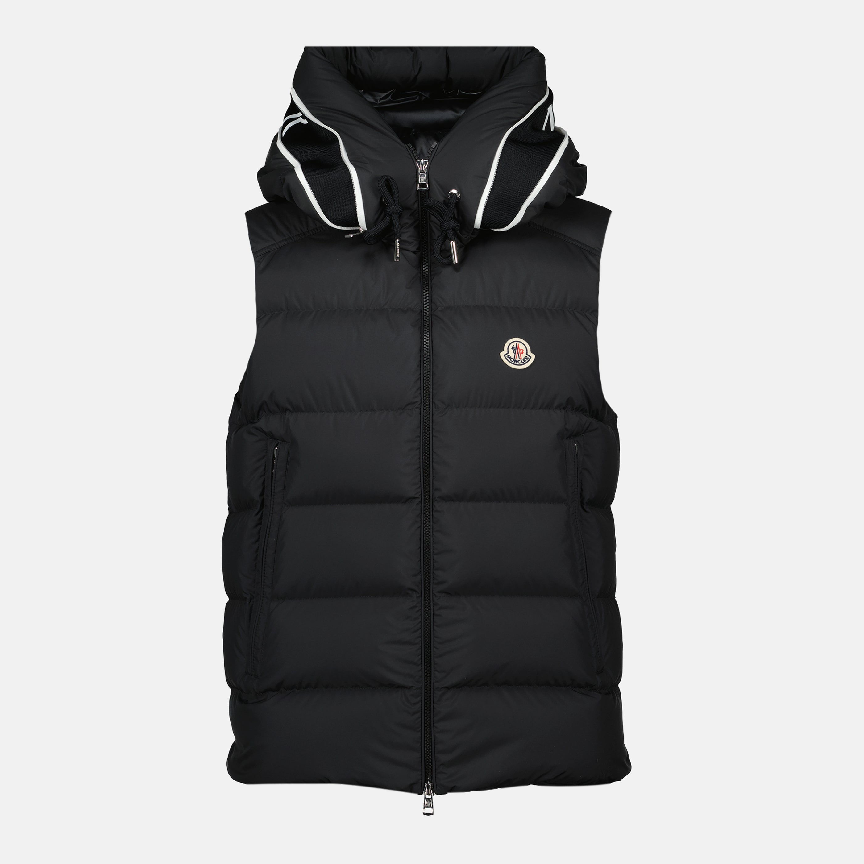 Image of the Moncler Cardamine sleeveless down jacket for men - Autumn-Winter season 2025 - Front view