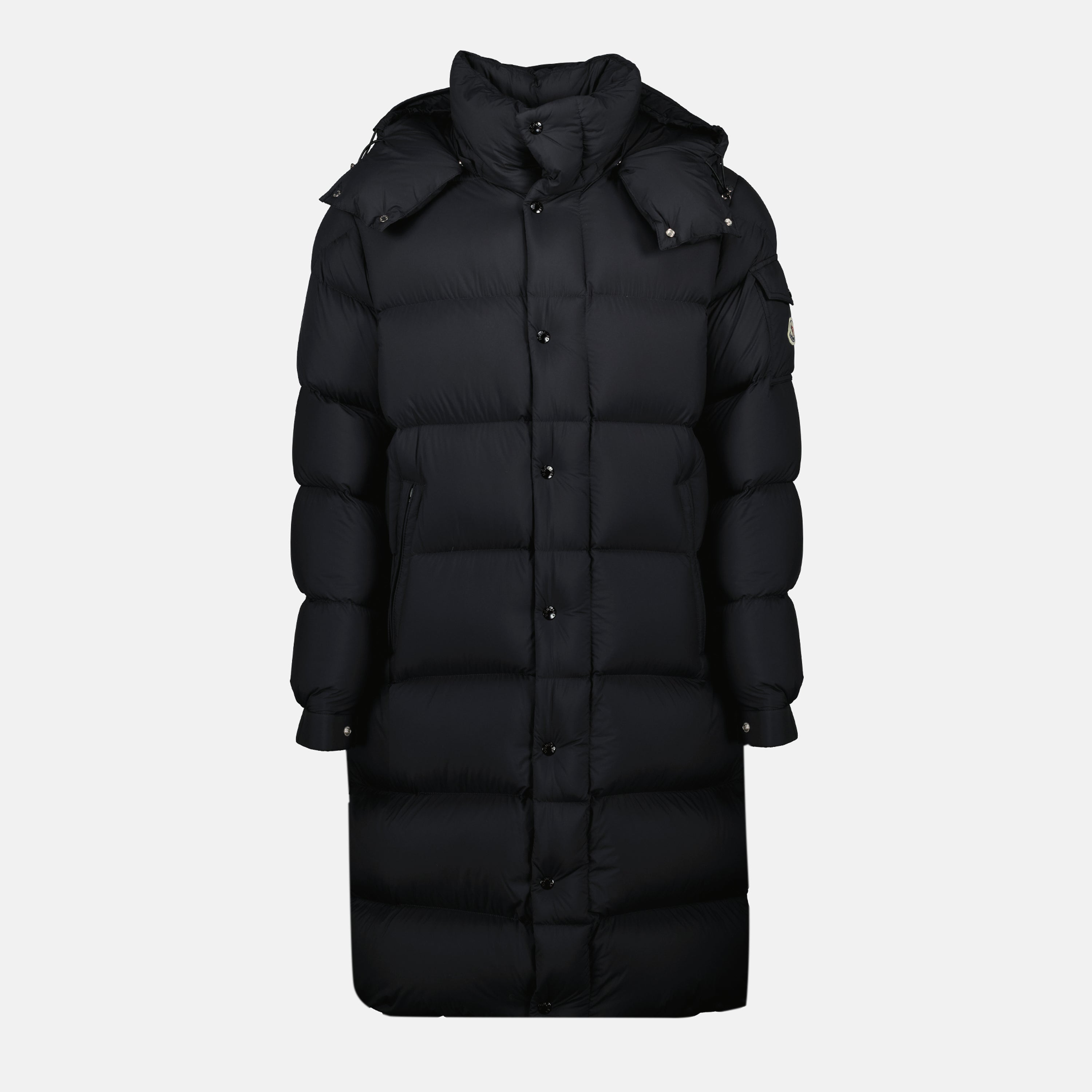 Image of the Moncler Men's Hanoverian Long Down Jacket - Autumn-Winter 2025 - Front View