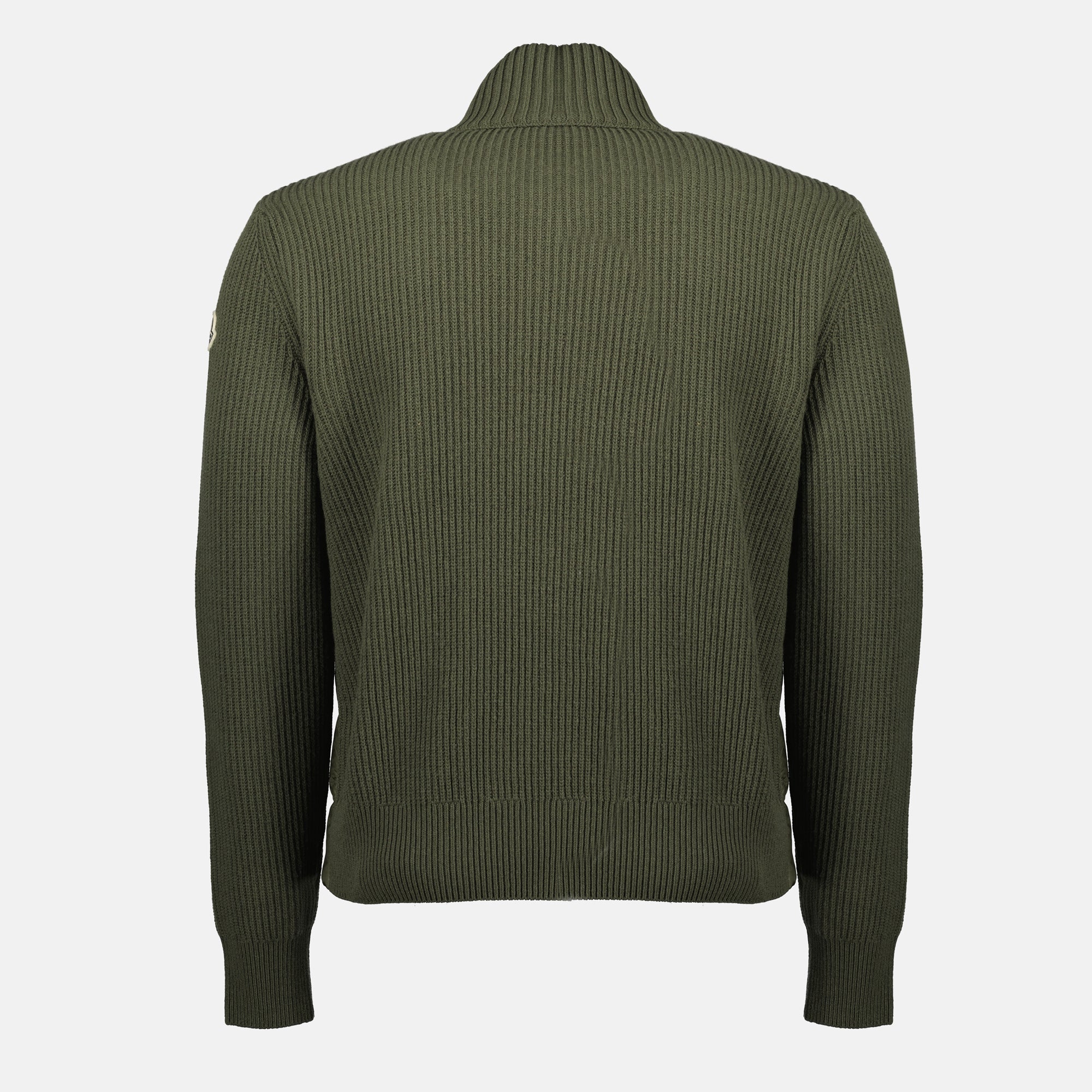 Imagem do Cardigan Bi-Material da marca Moncler para Homem - Temporada Outono-Inverno 2025 - Vista Detalhada_2