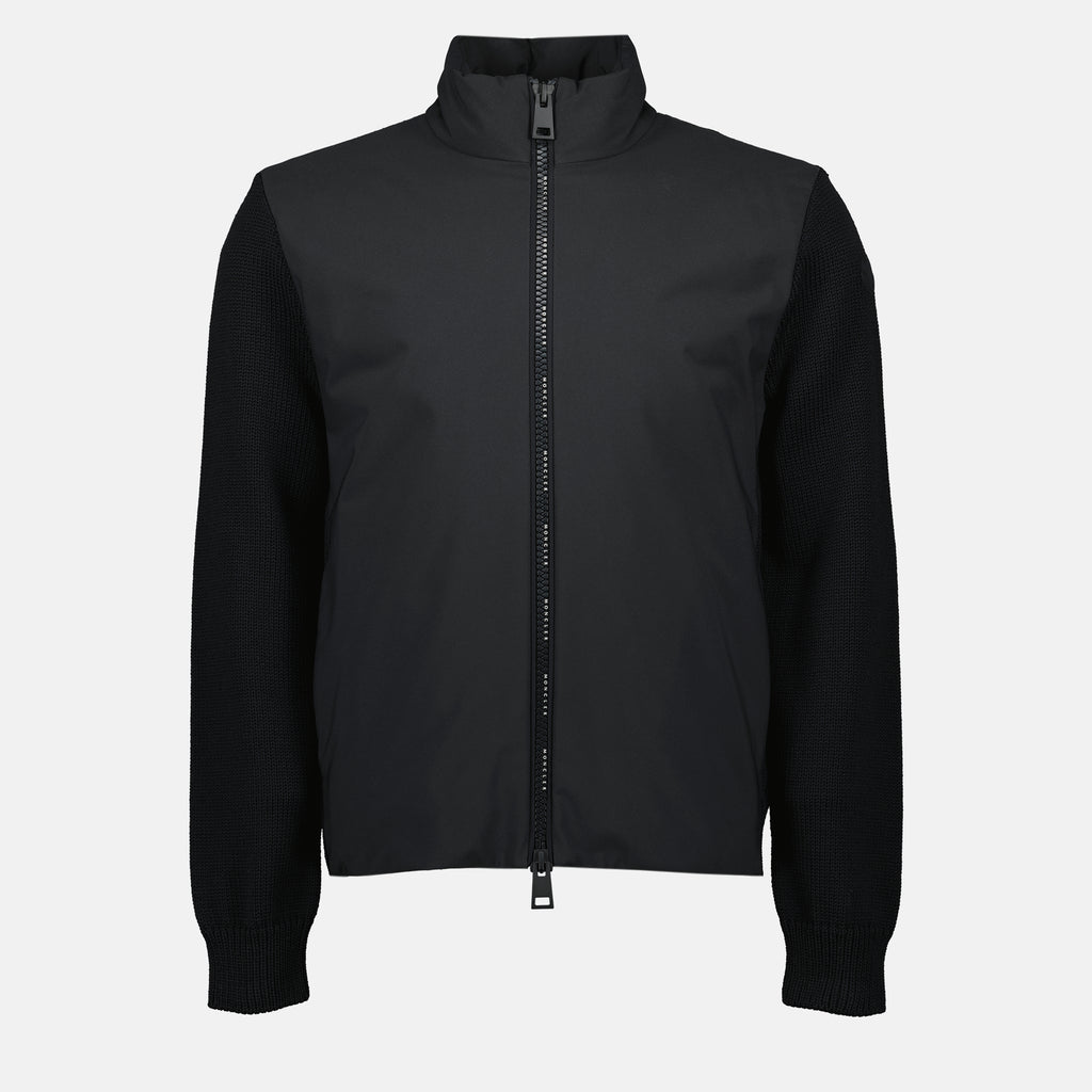 Image of the Moncler Men's Bi-material Jacket - Autumn-Winter 2025 - Front View