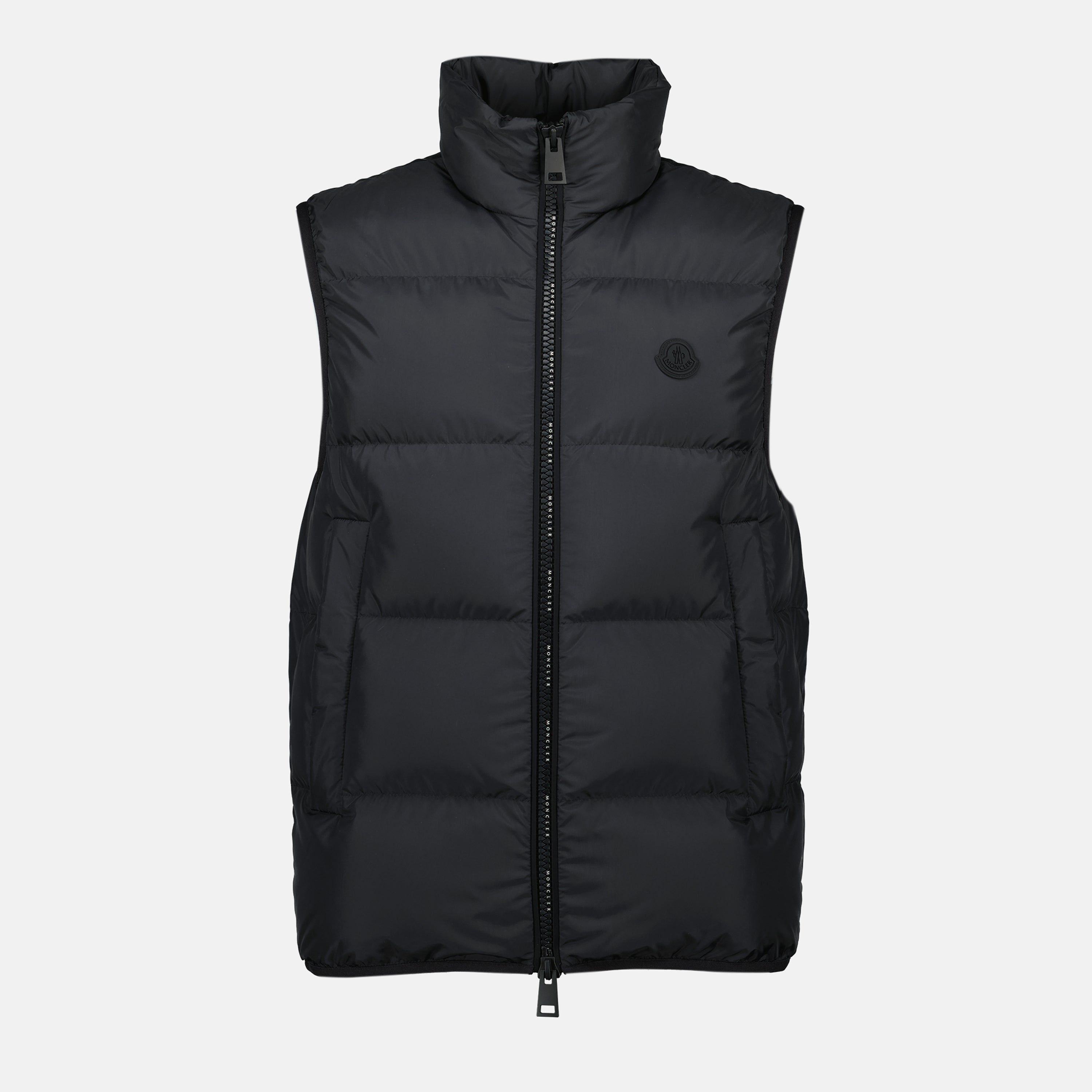 Image of the Moncler Men's Gabas Sleeveless Down Jacket - Autumn-Winter 2025 - Front View