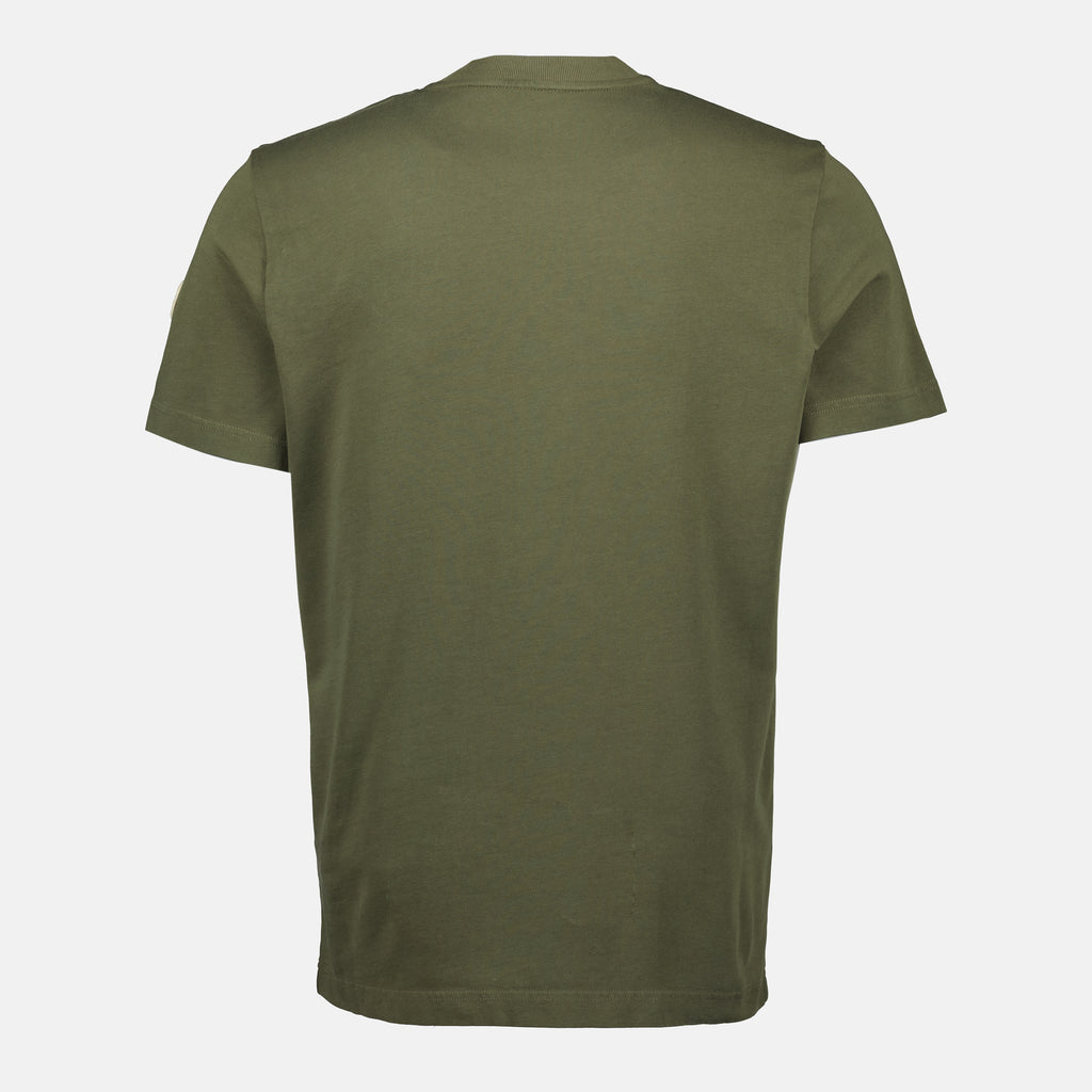Image of the Moncler logo t-shirt for men - Autumn-Winter 2025 - Detailed View_2