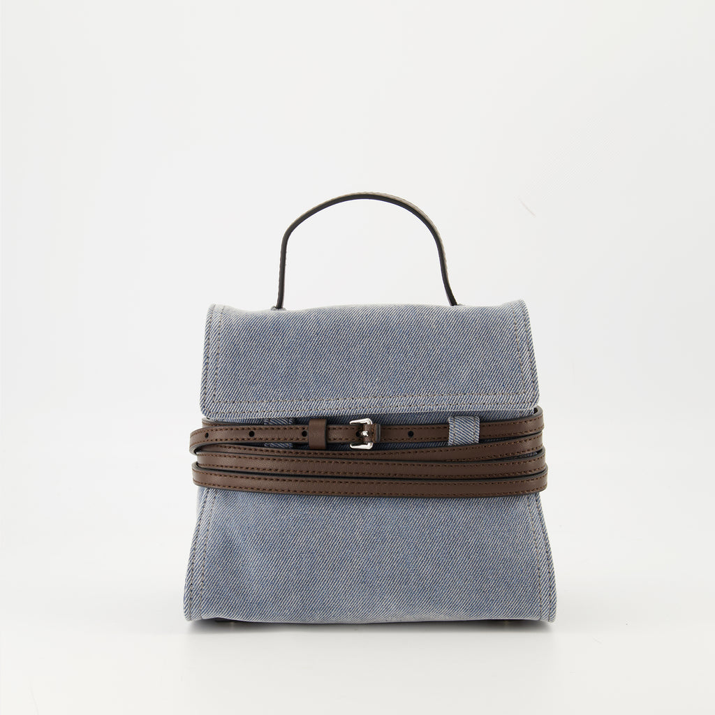 Sacs à main et épaule Tie Me Small Bag Moschino Bleu Femme