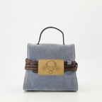 Sacs à main et épaule Tie Me Small Bag Moschino Bleu Femme