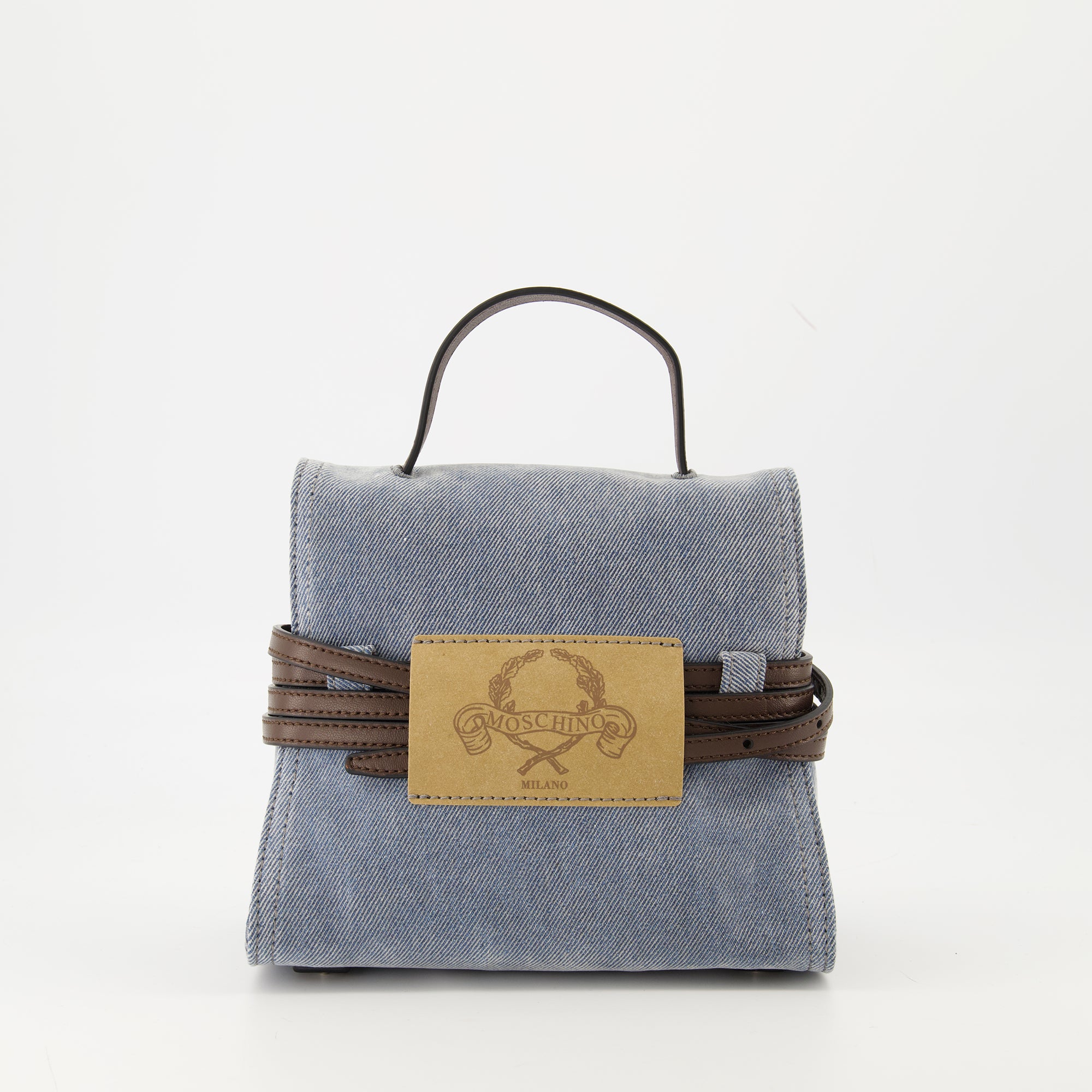 Sacs à main et épaule Tie Me Small Bag Moschino Bleu Femme