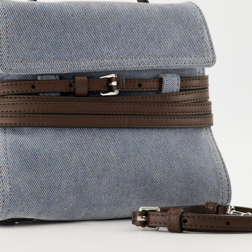 Sacs à main et épaule Tie Me Small Bag Moschino Bleu Femme