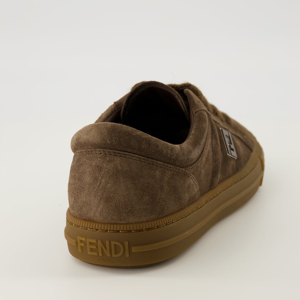 Image of the Fendi Men's Domino Sneakers - Fall-Winter 2025 - Back view