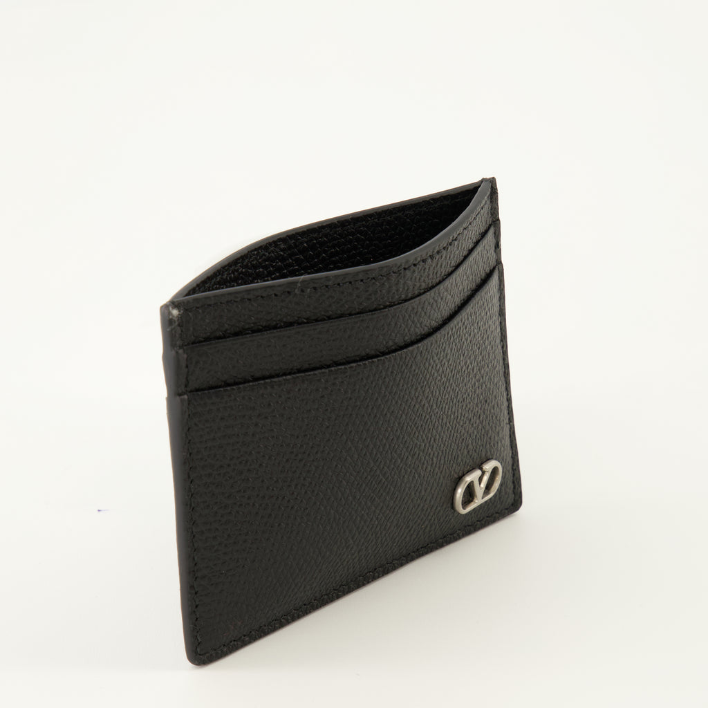 Petite maroquinerie Porta-cartões Vlogo Preto Valentino Garavani Noir Homme