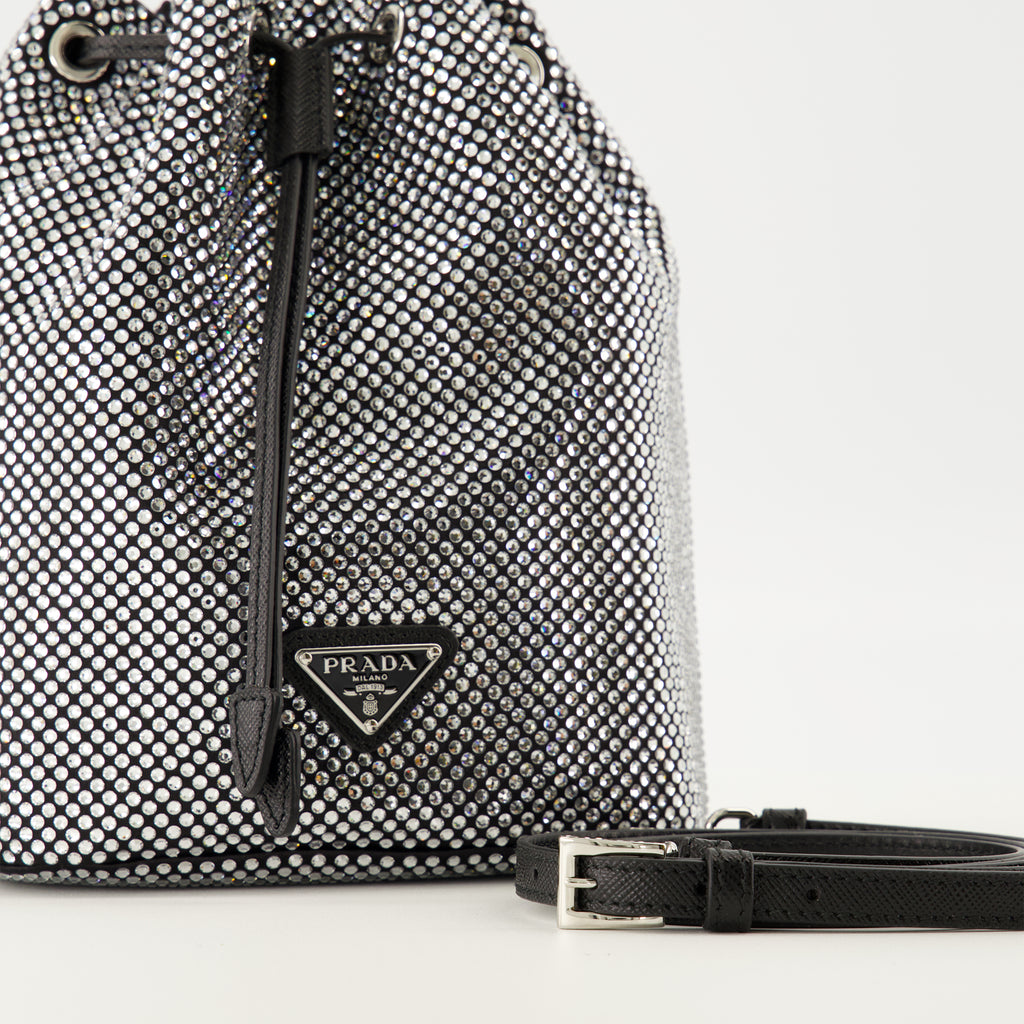 プラダブランドの女性用デュエットストーンバッグの画像 - 秋冬2025 - 詳細ビュー2