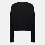 Image de l'article Pull Milo de la marque Khaite pour Femme - Saison Automne-Hiver 2025 - Vue de Dos