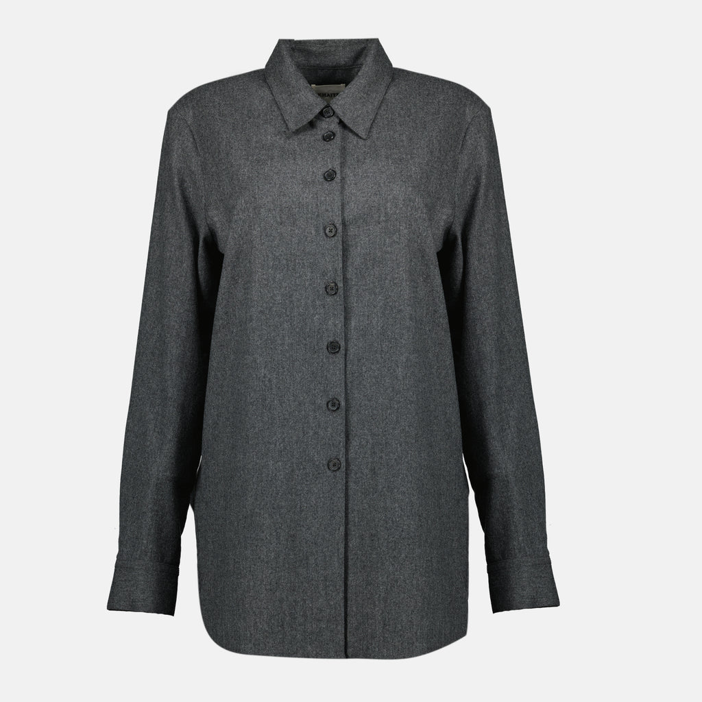 Imagem da camisa Auryn da marca Khaite para Mulheres - Outono-Inverno 2025 - Vista Frontal