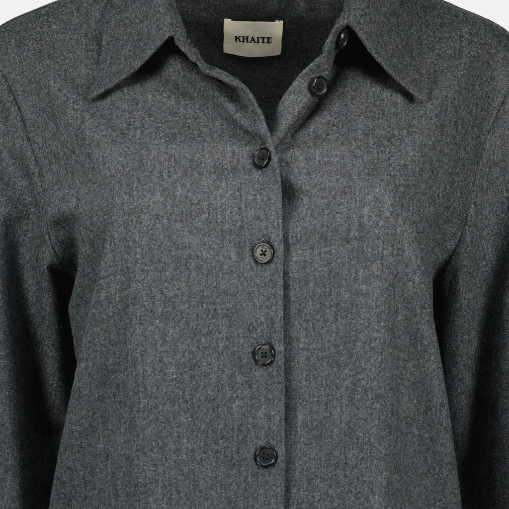 Imagem da camisa Auryn da marca Khaite para Mulheres - Outono-Inverno 2025 - Vista Detalhada_2