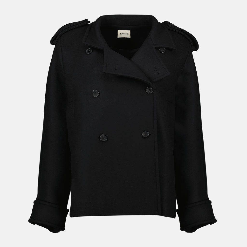 Image de l'article Manteau Dean de la marque Khaite pour Femme - Saison Automne-Hiver 2025 - Vue de Face