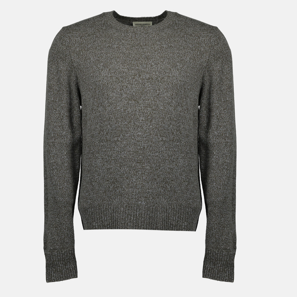 Image of the Mycrew sweater from the brand Officine Générale for Men - Autumn-Winter 2025 - Front View