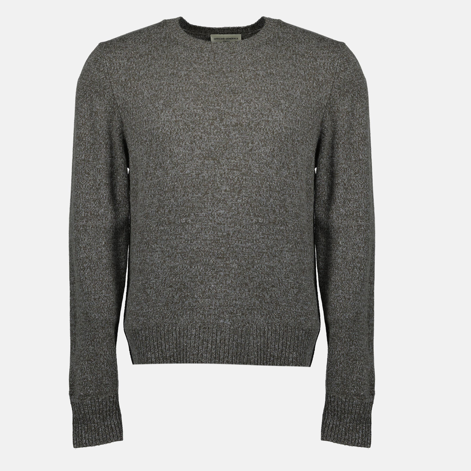 Image of the Mycrew sweater from the brand Officine Générale for Men - Autumn-Winter 2025 - Front View