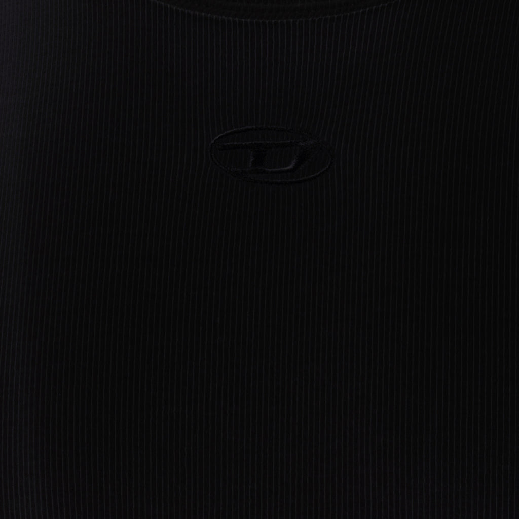 Image de l'article Débardeur côtelé noir de la marque Diesel pour Homme - Saison Automne-Hiver 2025 - Vue détaillée_2