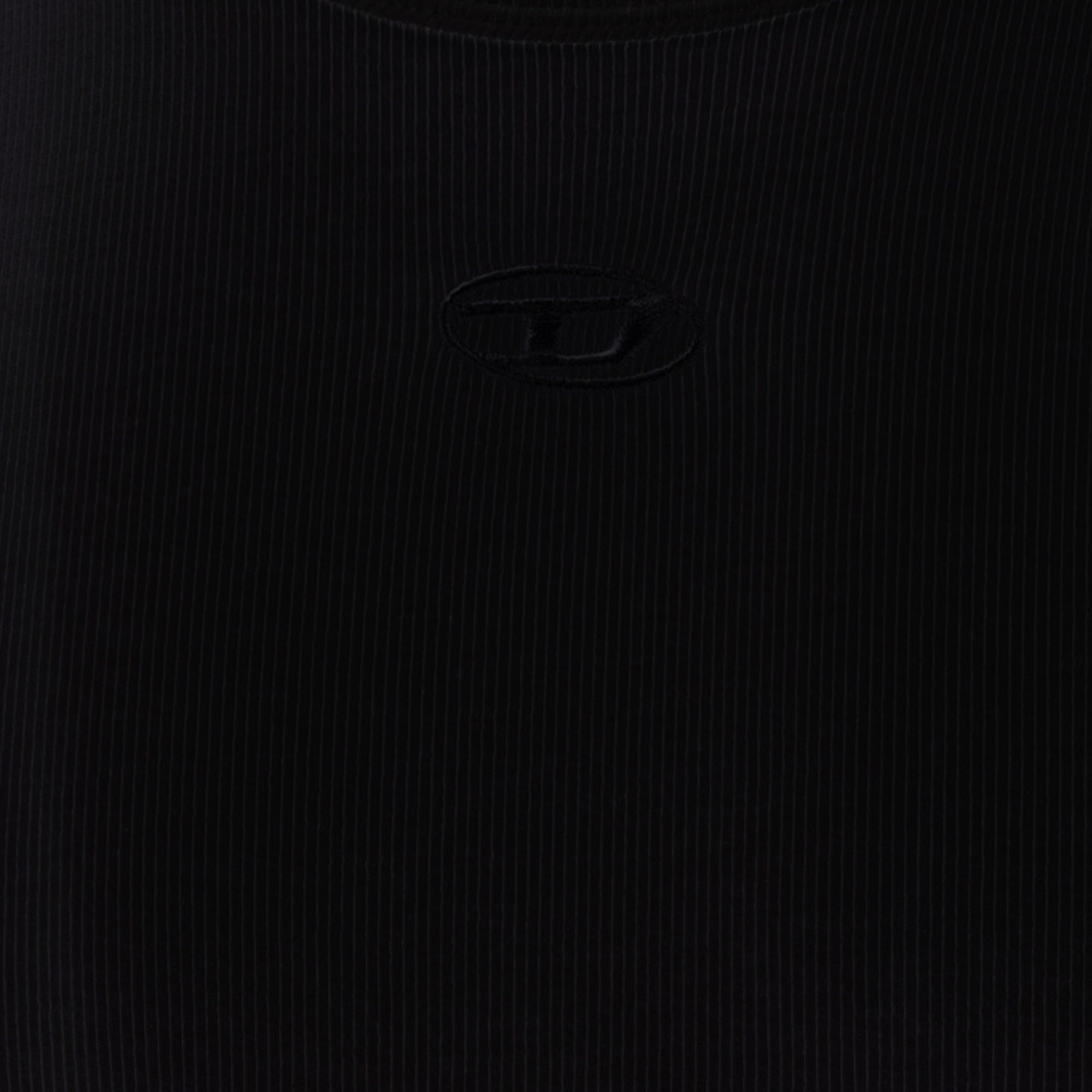 Image de l'article Débardeur côtelé noir de la marque Diesel pour Homme - Saison Automne-Hiver 2025 - Vue détaillée_2