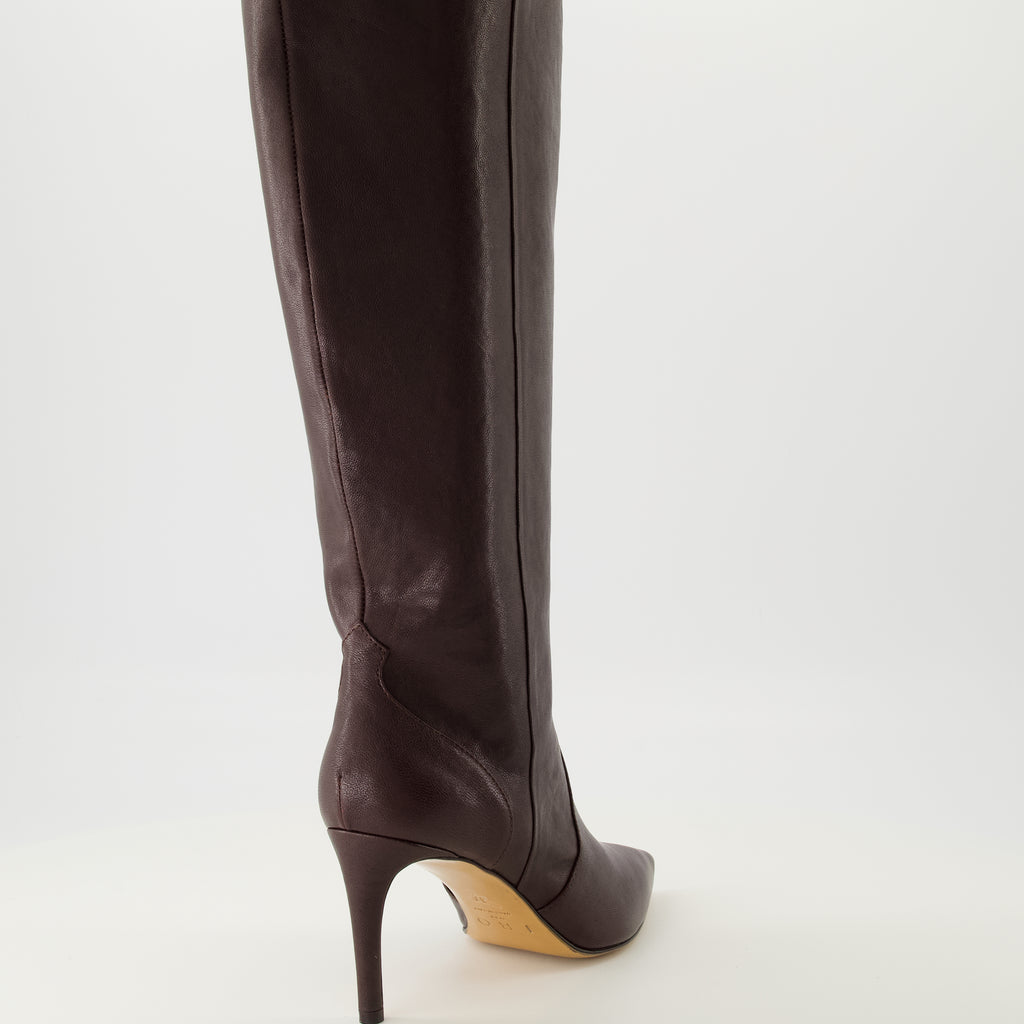 Image of the Iro brand leather boots for women - Fall-Winter 2025 - Back view