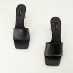 Image de l'article Sandales à talons Tape noir de la marque Givenchy pour Femme - Saison Printemps-Été 2026 - Vue de dessus paire de chaussure