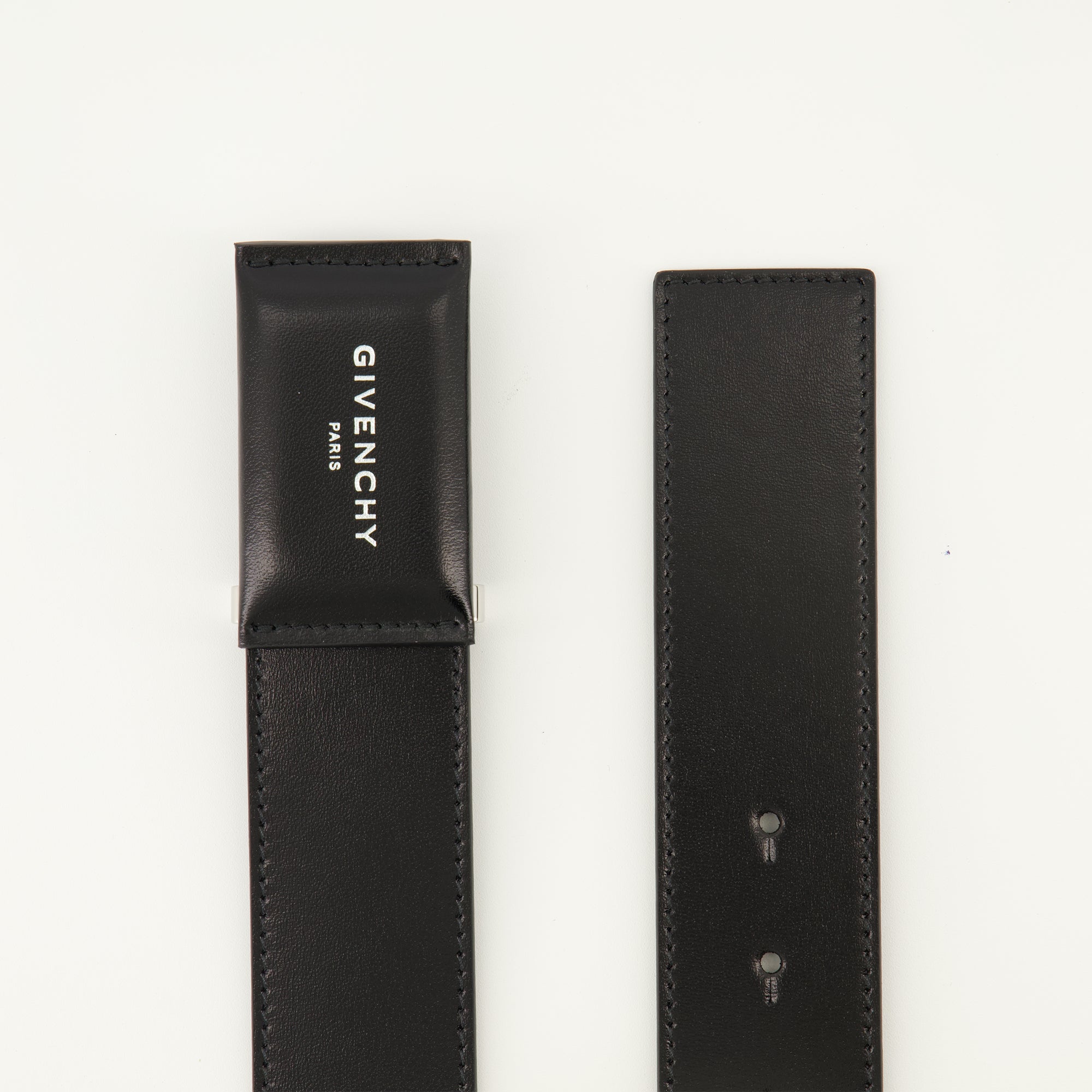 Ceintures Ceinture en cuir noir Givenchy Noir Homme