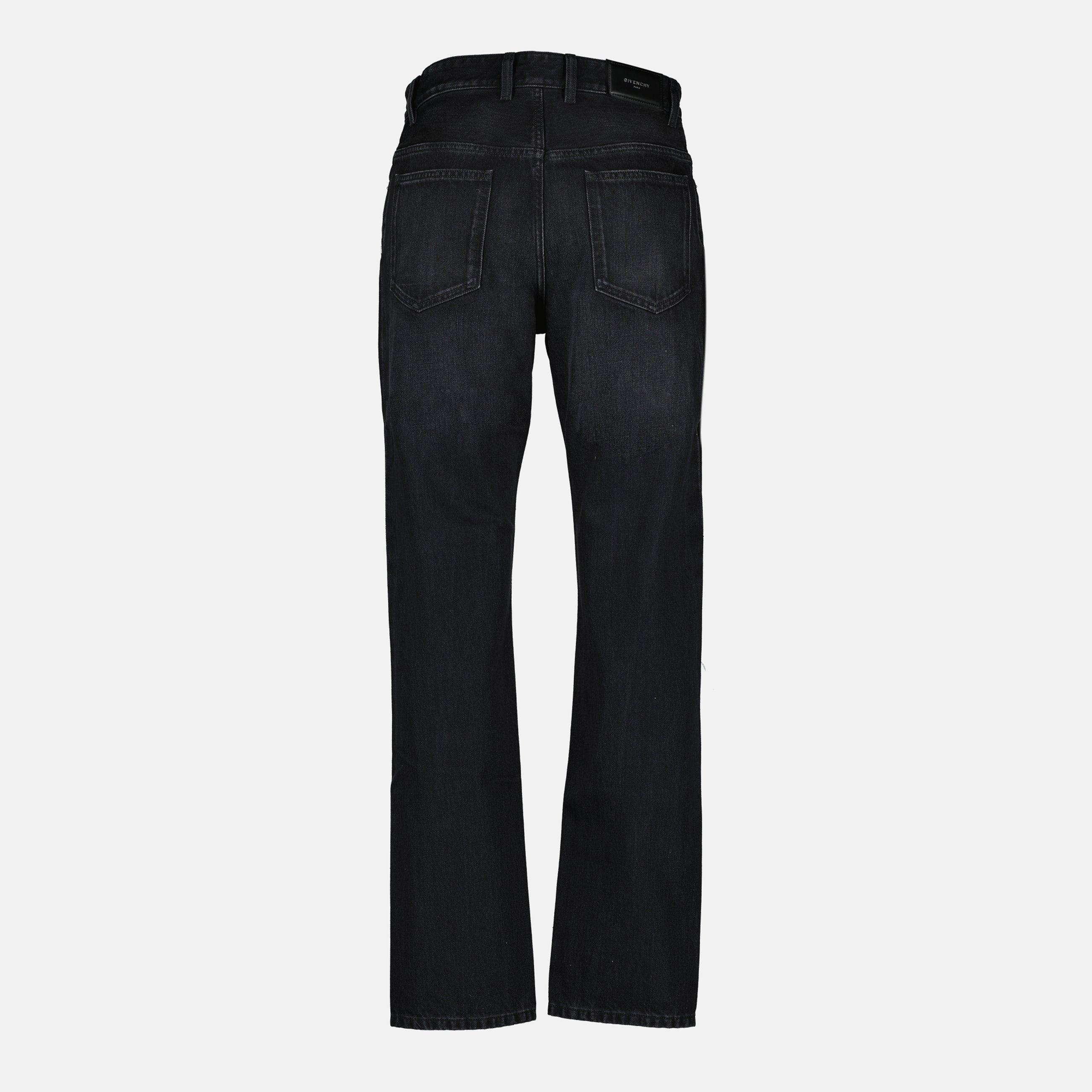 Pantalons Jean Seam en denim noir Givenchy Noir Homme