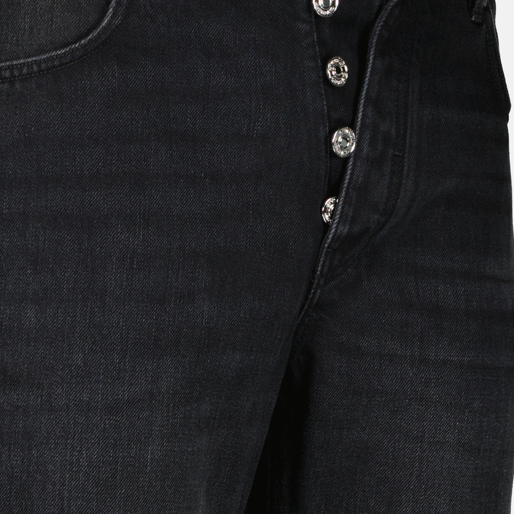 Pantalons Seam Jean in Black Denim Givenchy Noir Homme
