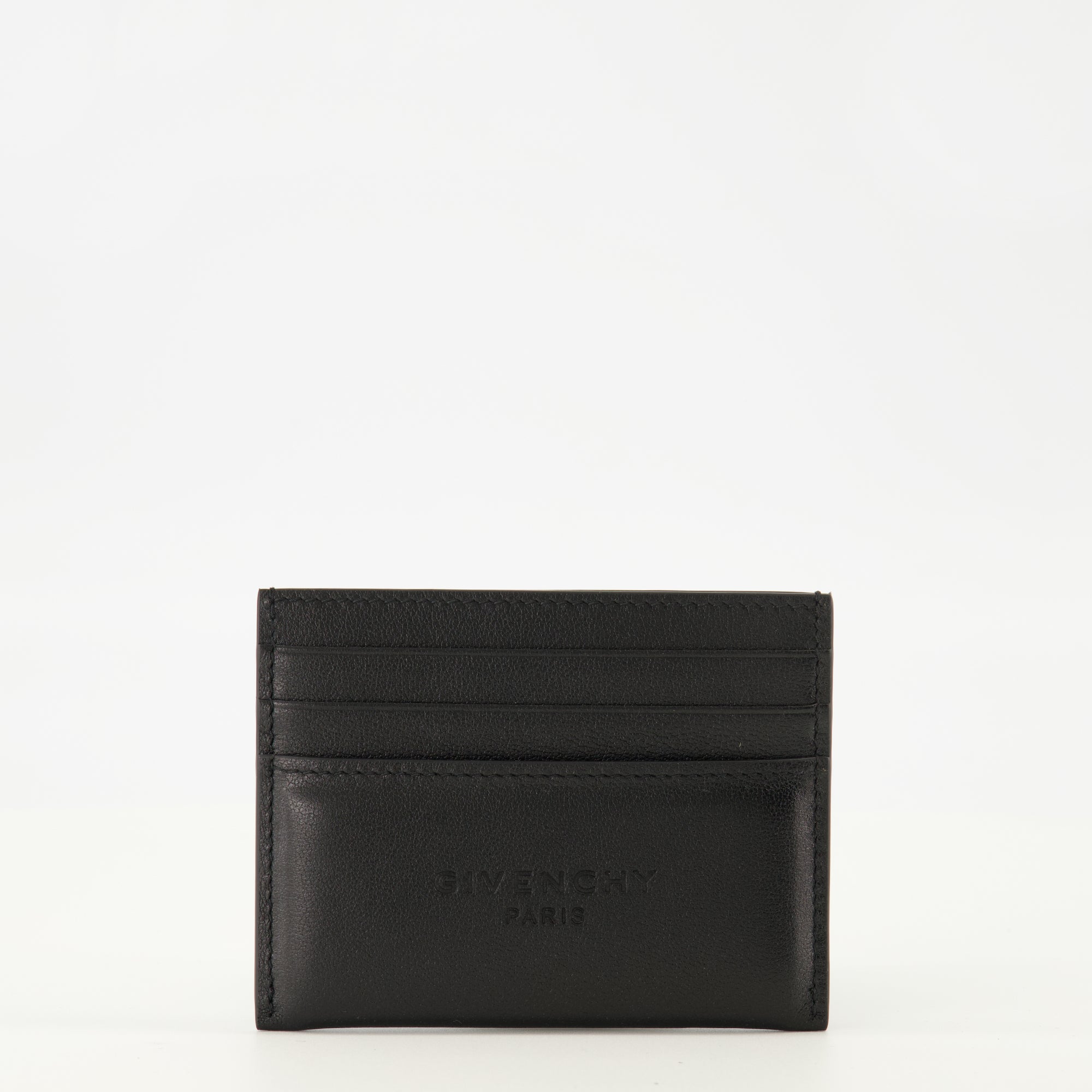 Petite maroquinerie Porte-cartes en cuir noir Givenchy Noir Homme