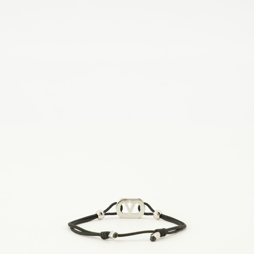 Bijoux 코드가 있는 오발렛 브레이슬릿 Valentino Garavani Noir Homme