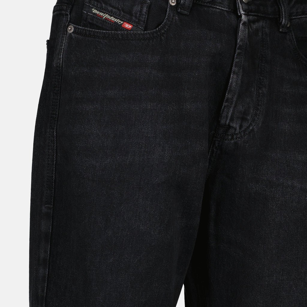 Pantalons Jean D-Eeper 1980 L32 black Diesel Noir Homme