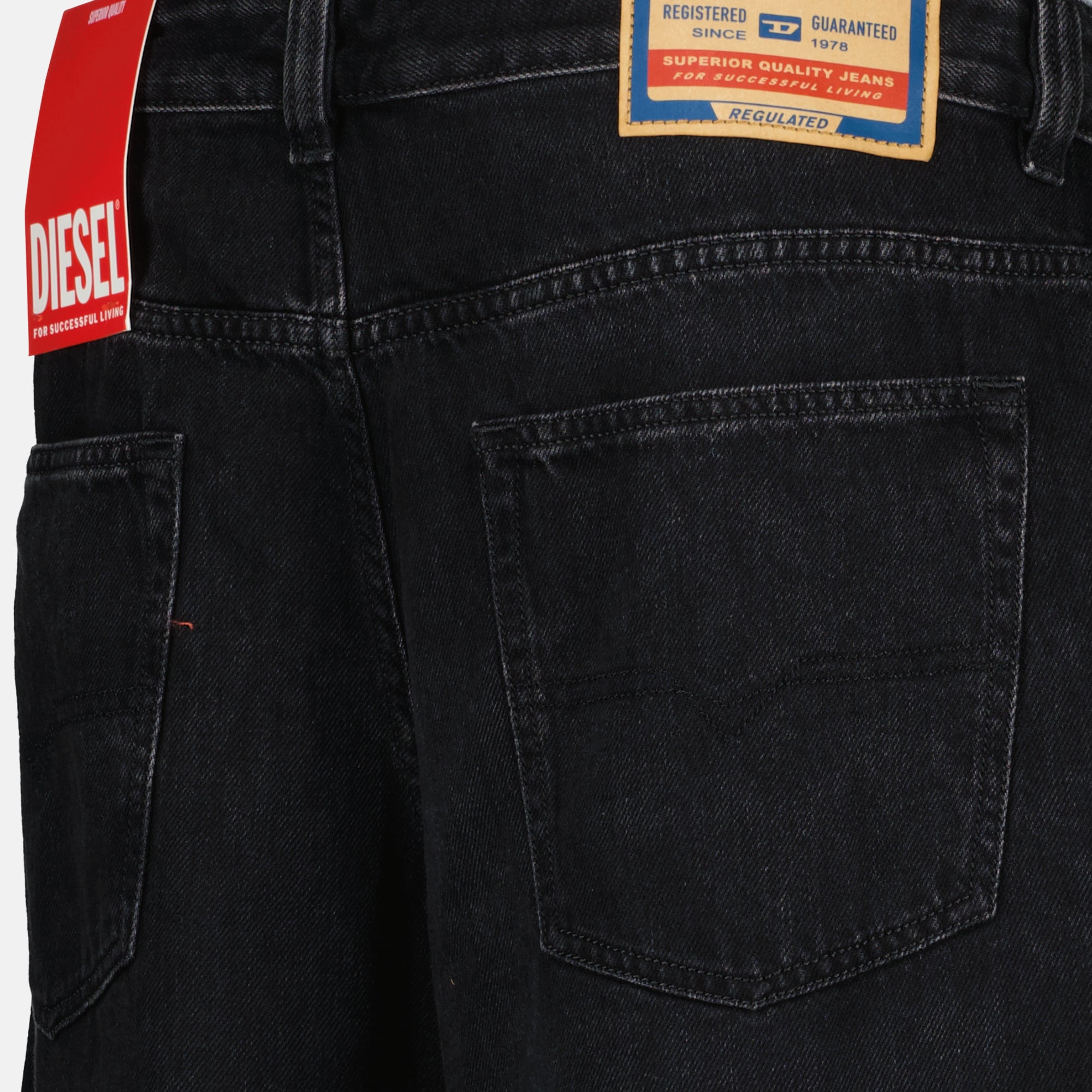 Pantalons Jean D-Macro L32 noir Diesel Noir Homme