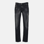 Image de l'article Jean D-Strukt L32 noir de la marque Diesel pour Homme - Saison Printemps-Été 2026 - Vue de Face