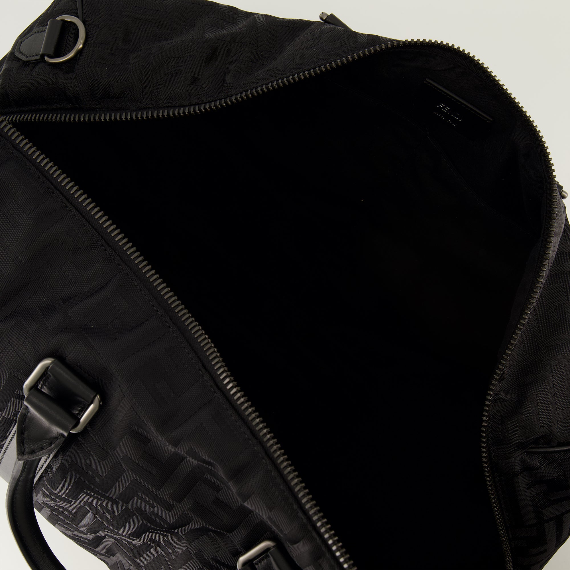 Sacs de sport et voyage Sac de voyage FF noir Fendi Noir Homme