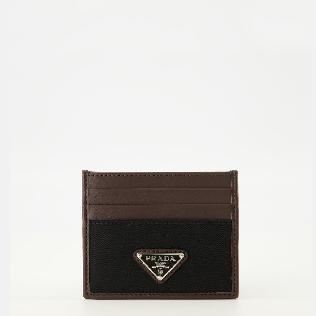 Petite maroquinerie スピードロック ブラック カードホルダー Prada Noir Homme