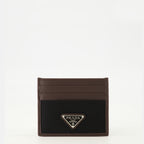 Imagen del Porta tarjetas Speedrock negro de la marca Prada para Hombre - Temporada Primavera-Verano 2026 - Vista Frontal
