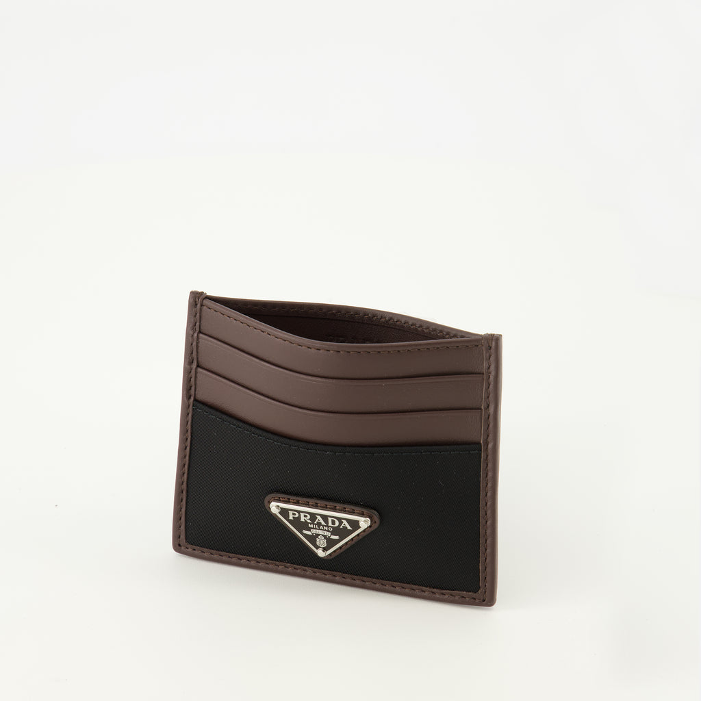 Petite maroquinerie スピードロック ブラック カードホルダー Prada Noir Homme