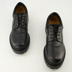 Image de l'article Derby Explorer III noir de la marque Dior pour Homme - Saison Printemps-Été 2026 - Vue de dessus paire de chaussure