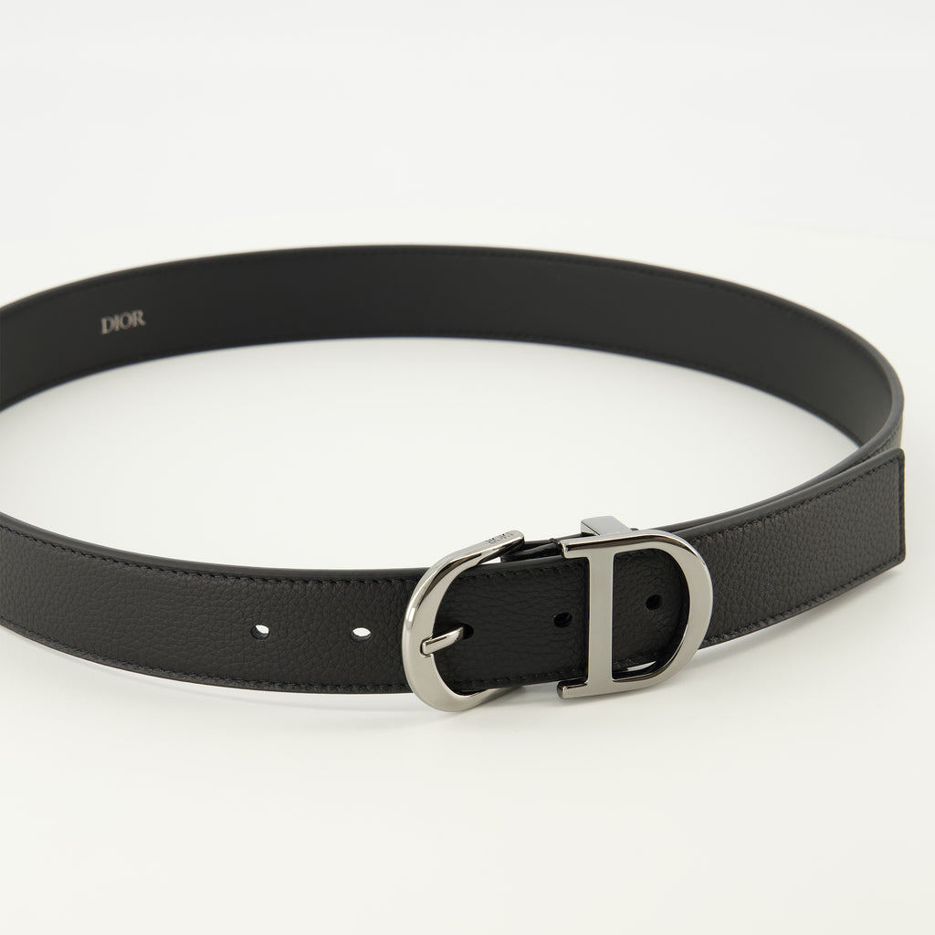 ディオールのメンズ用ネイビーブルーCDベルトの画像 - 2026年春夏コレクション - 詳細ビュー_2