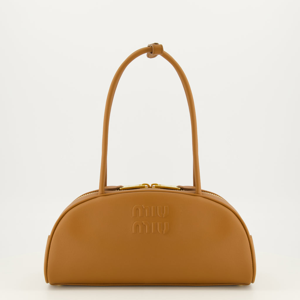 Sacs à main et épaule Sac en cuir marron Miu Miu Marron Femme